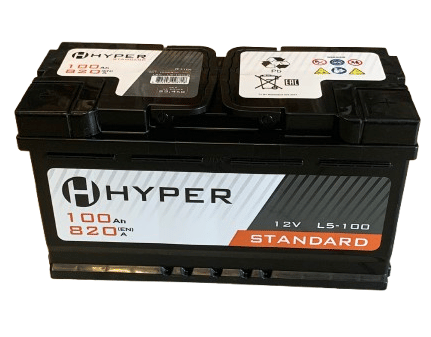 Аккумулятор HYPER Standard 100Ah 820A R+