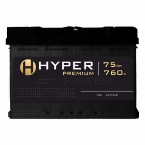 Аккумулятор HYPER Premium 75Ah 760A R+