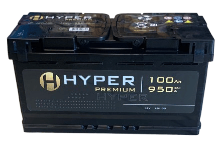 Аккумулятор HYPER Premium 100Ah 950A R+