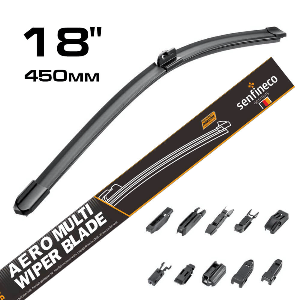 Щетка стеклоочистителя бескаркасная Senfineco FT-EWR 18" Aero Multi Wiper Blade 18" 450мм