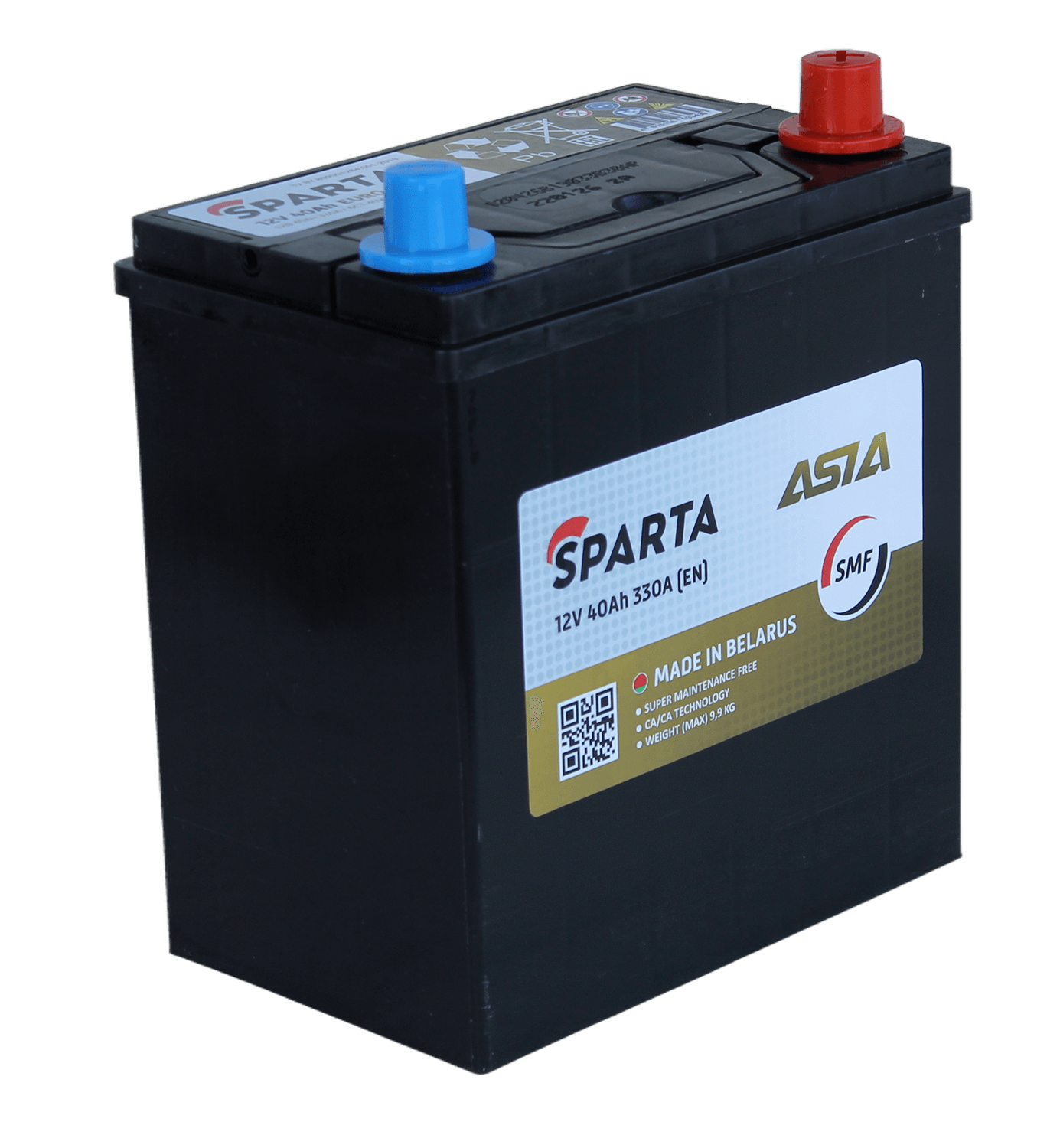 Аккумулятор SPARTA ASIA 40Ah 330A R+