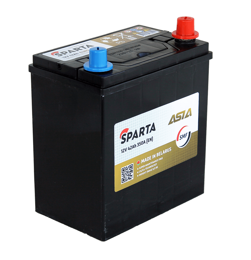 Аккумулятор SPARTA ASIA 42Ah 350A R+