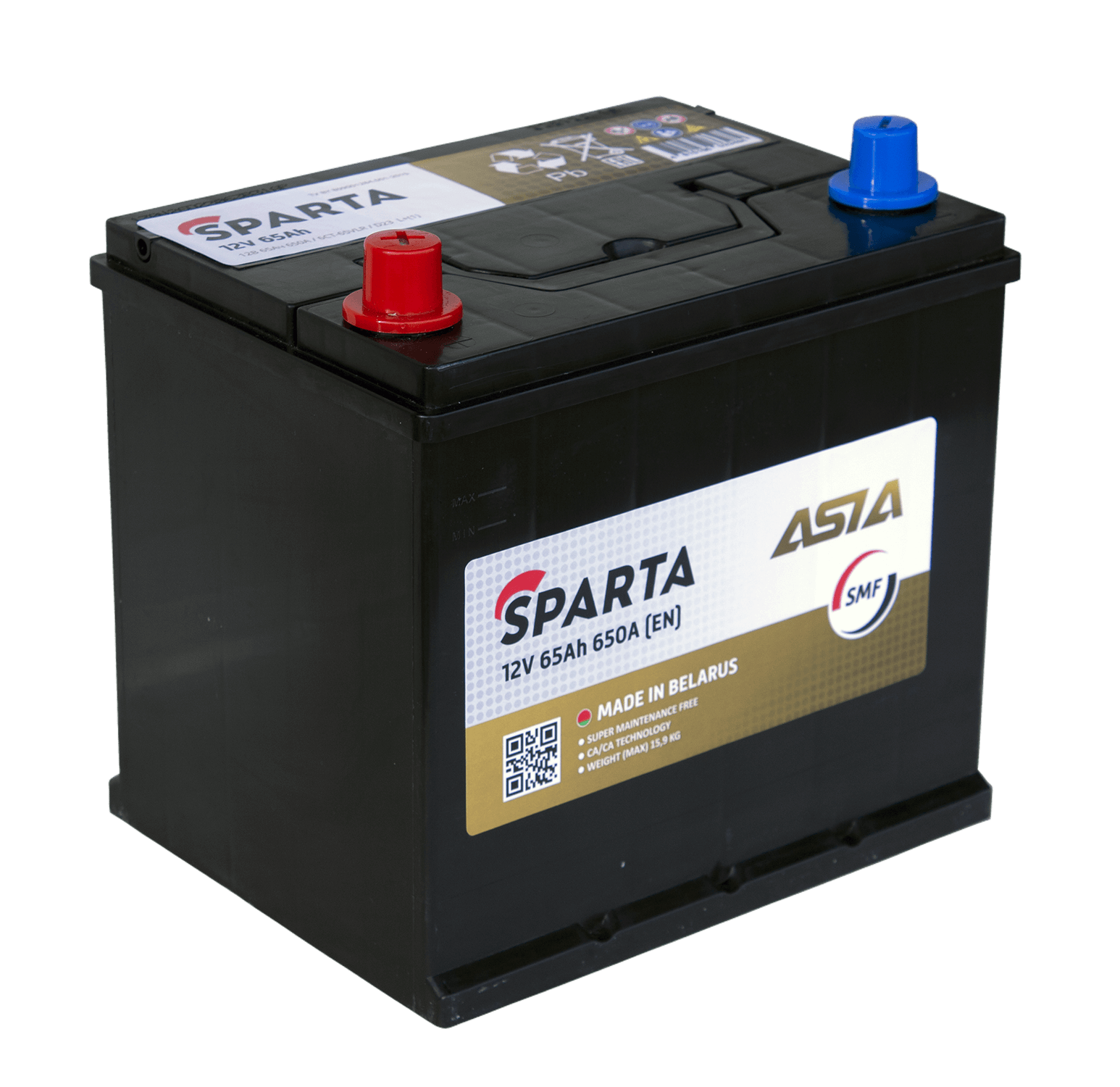 Аккумулятор SPARTA ASIA 65Ah 650A L+