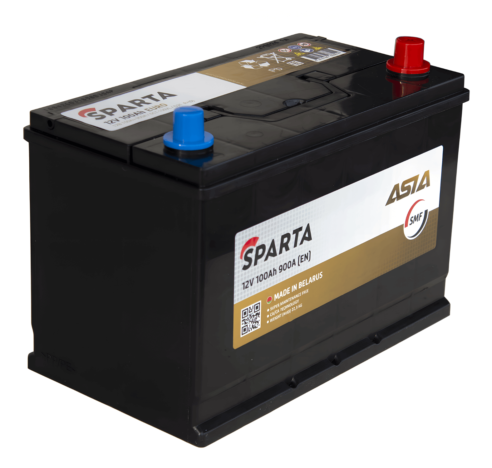 Аккумулятор SPARTA ASIA 100Ah 900A R+