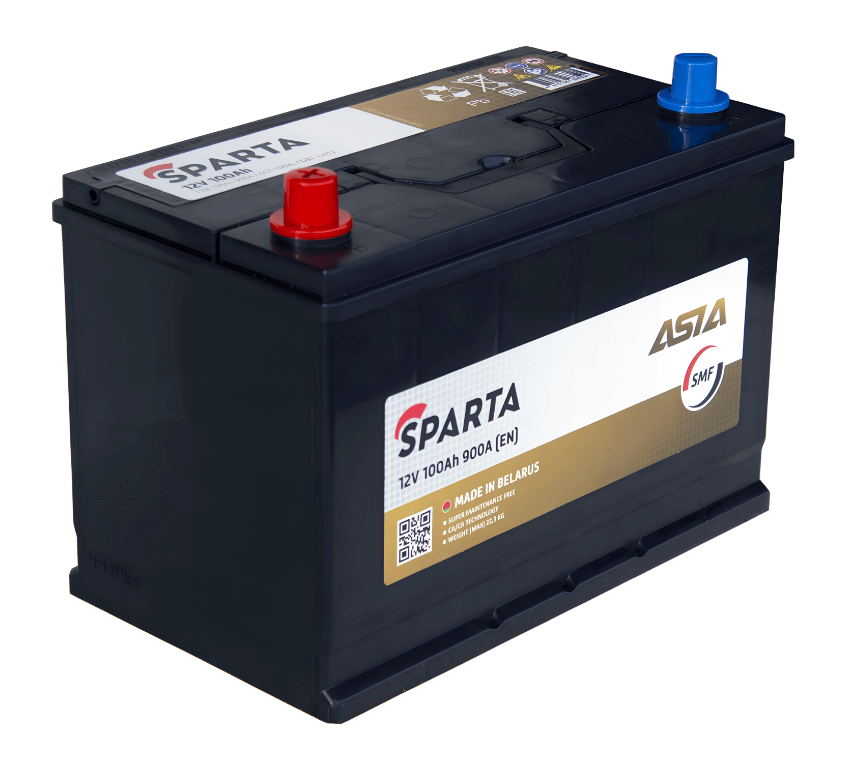 Аккумулятор SPARTA ASIA 100Ah 900A L+