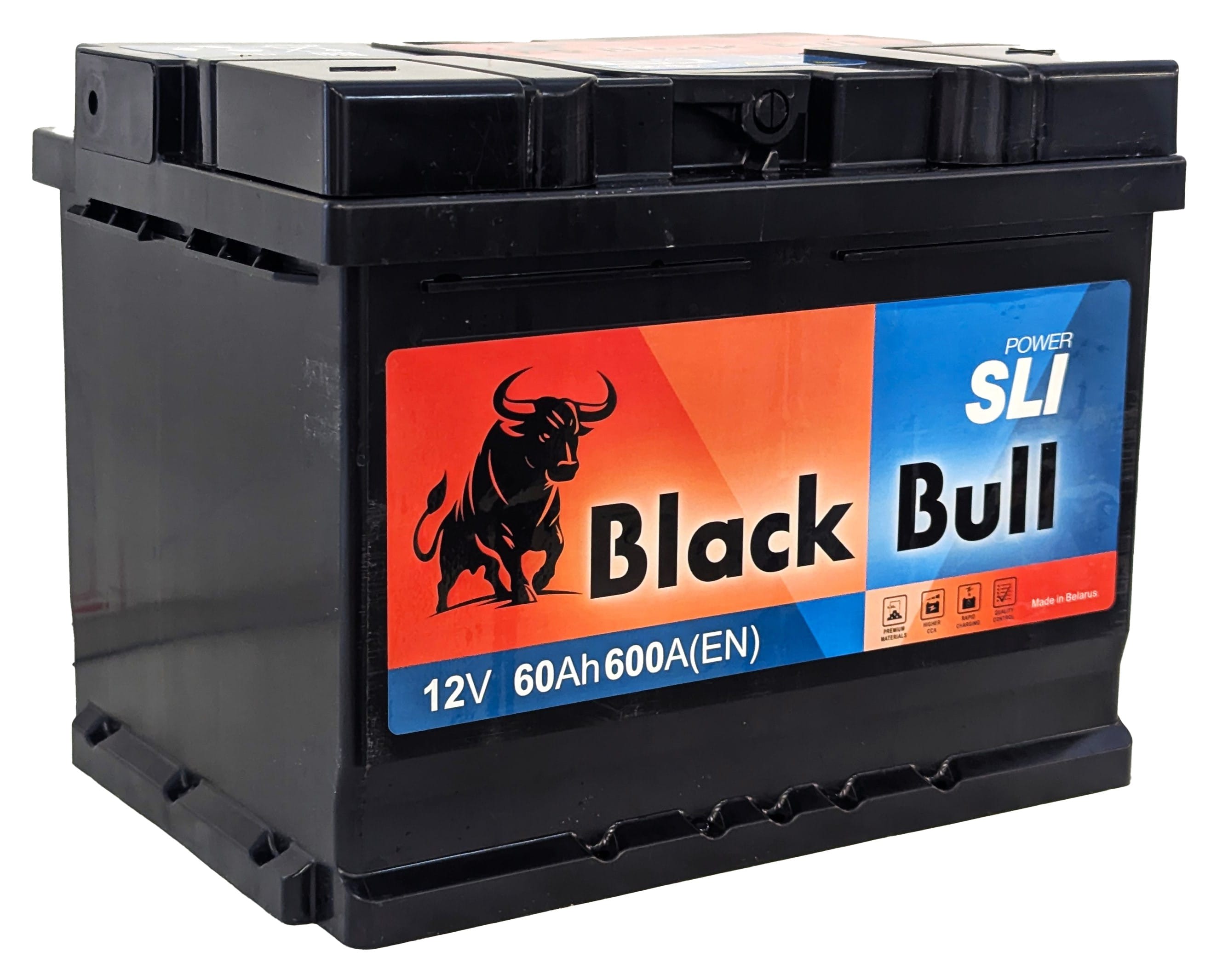 Аккумулятор BLACK BULL SLI 60Ah 600A R+