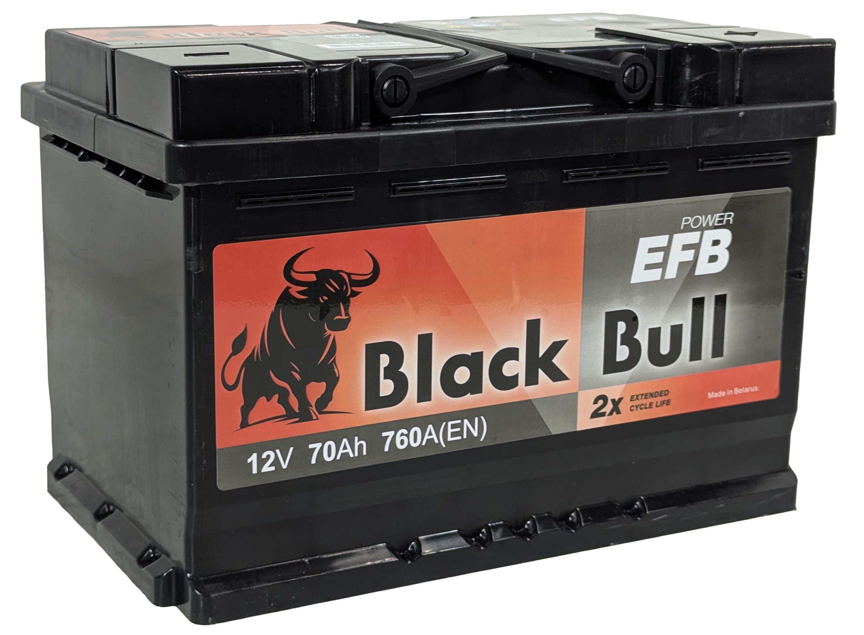Аккумулятор BLACK BULL EFB 70Ah 760A R+