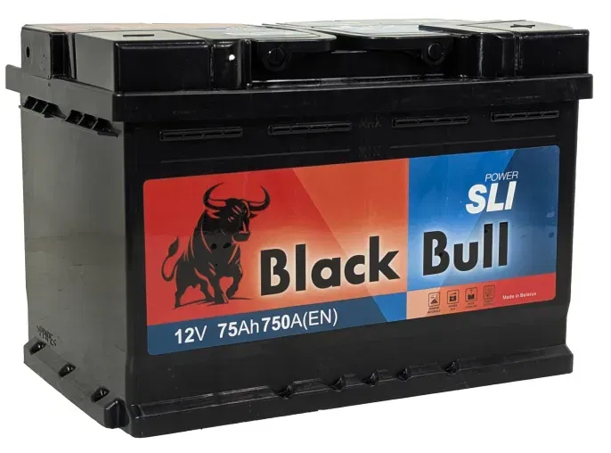 Аккумулятор BLACK BULL SLI 75Ah 750A R+