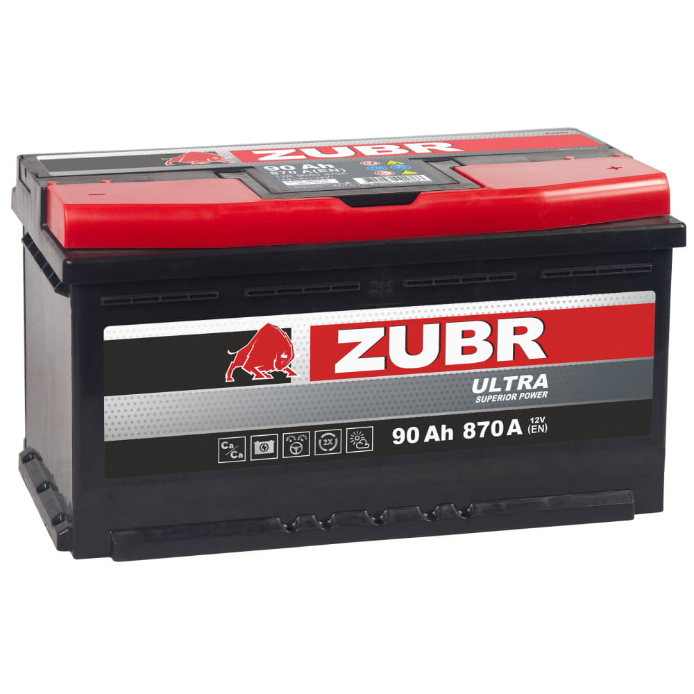 Аккумулятор ZUBR Ultra 90Ah 870A R+