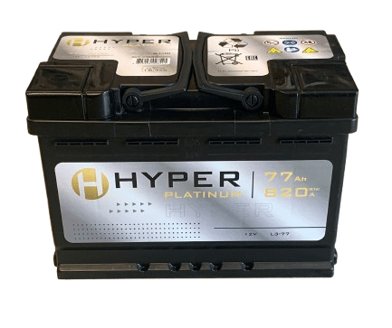Аккумулятор HYPER Platinum 77Ah 820A R+