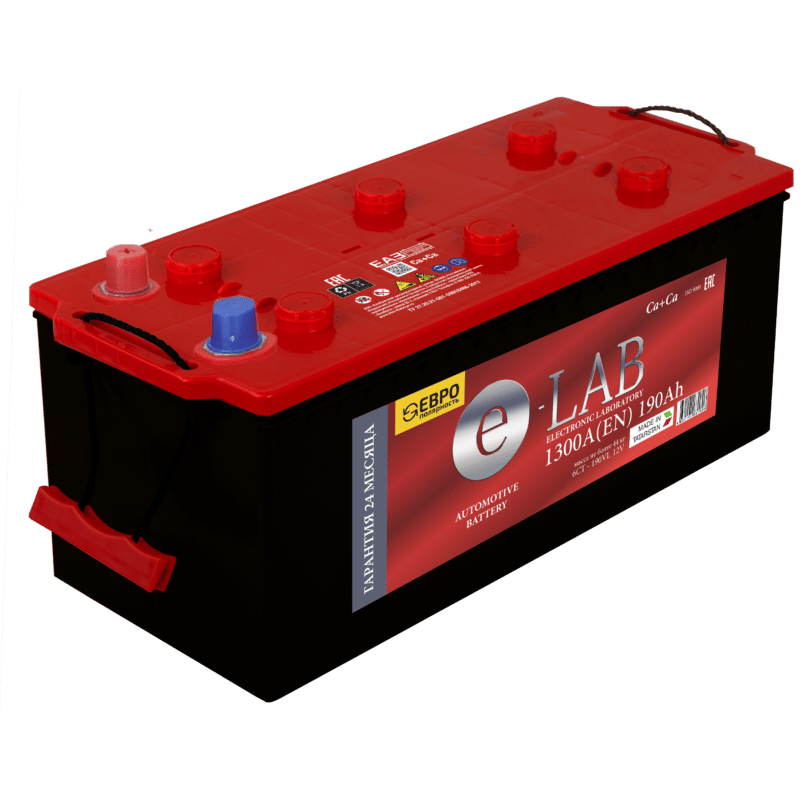 Аккумулятор E-LAB 190Ah 1300A евро