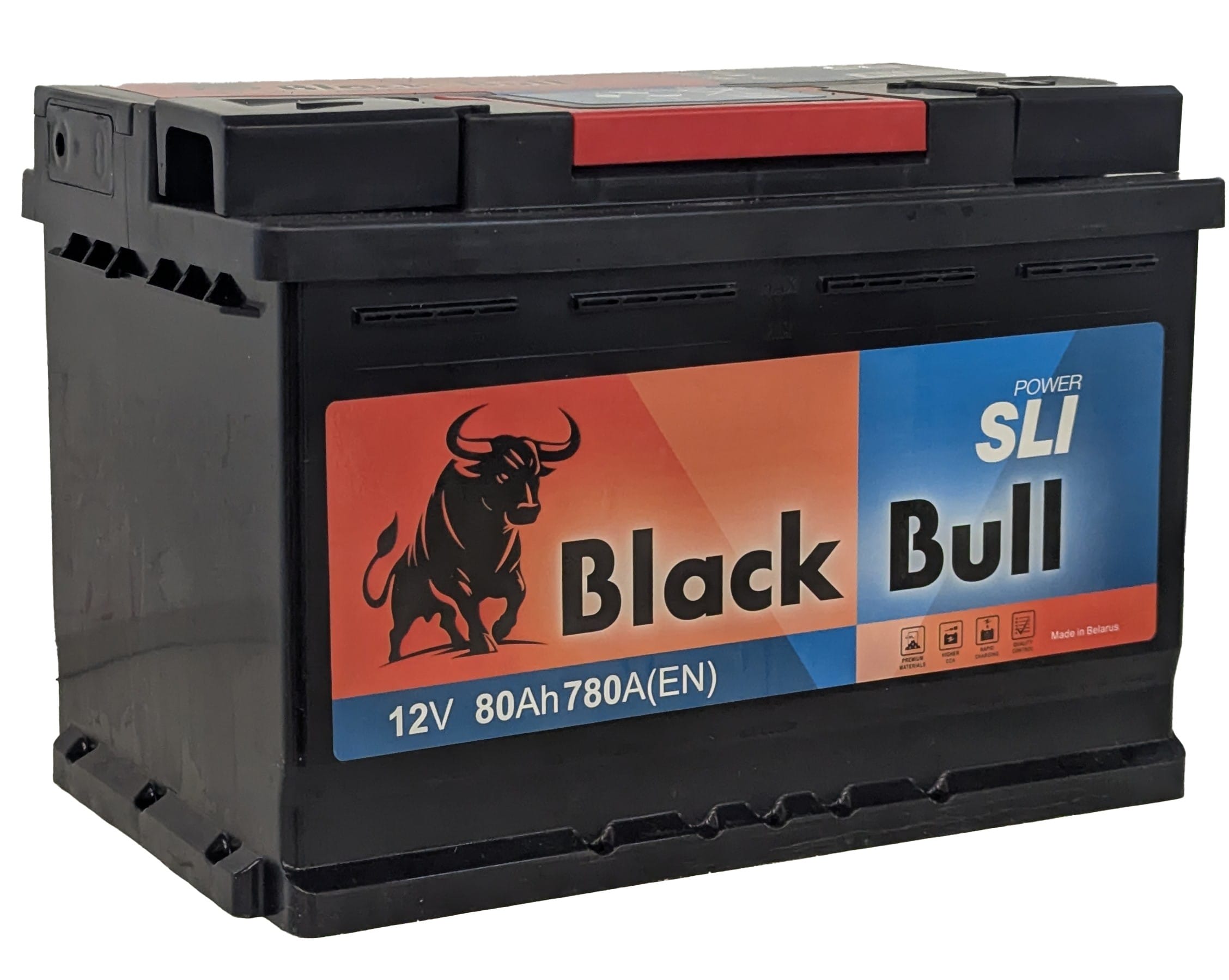 Аккумулятор BLACK BULL SLI 80Ah 780A R+