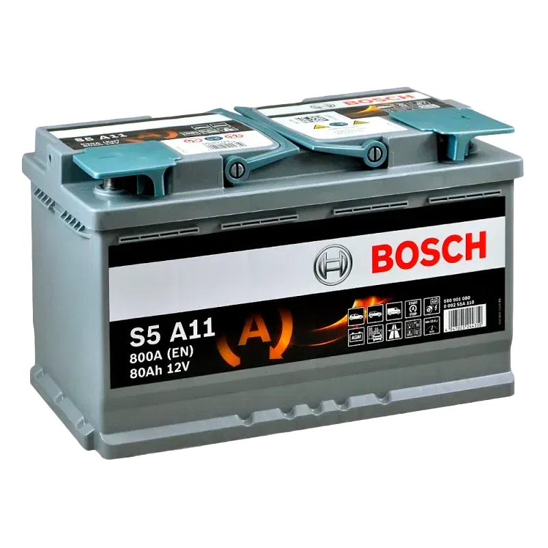 Аккумулятор BOSCH AGM 80Ah 800A R+