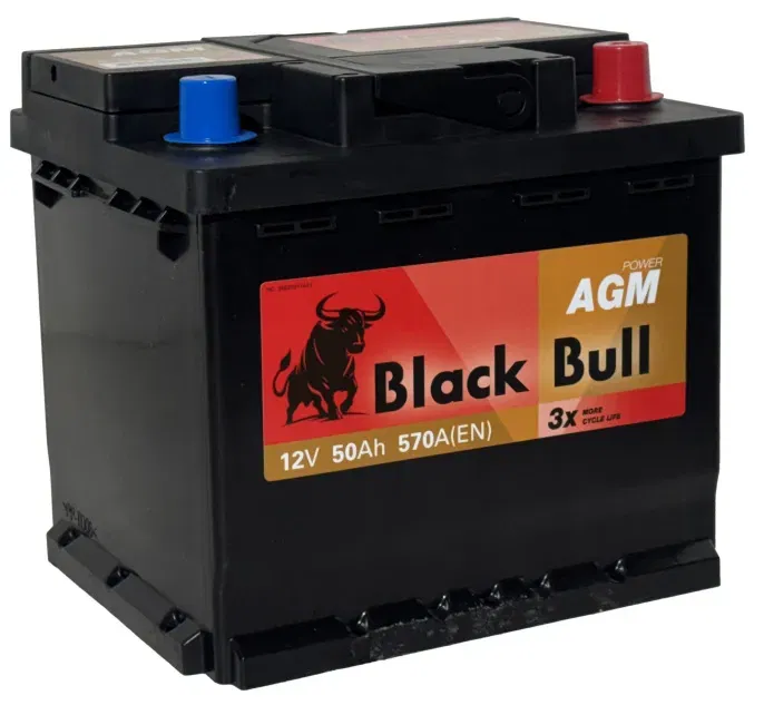 Аккумулятор BLACK BULL AGM 50Ah 570A R+