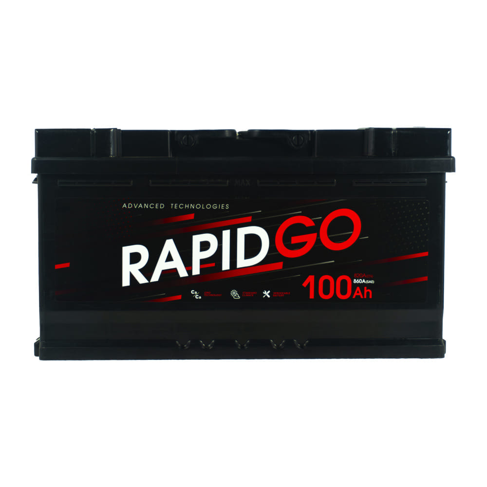 Аккумулятор RAPID GO 100Ah 820A R+