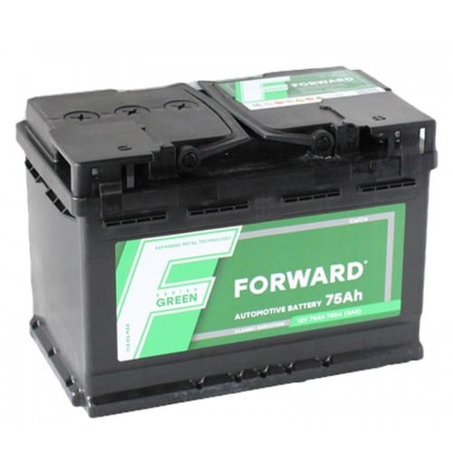Аккумулятор FORWARD Green 75Ah 750A R+