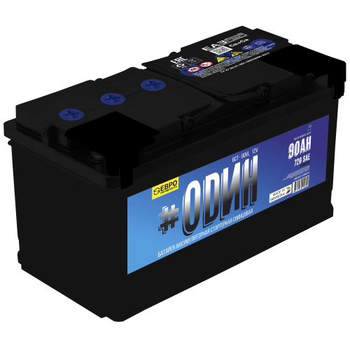 Аккумулятор #ОДИН 90Ah 720A R+