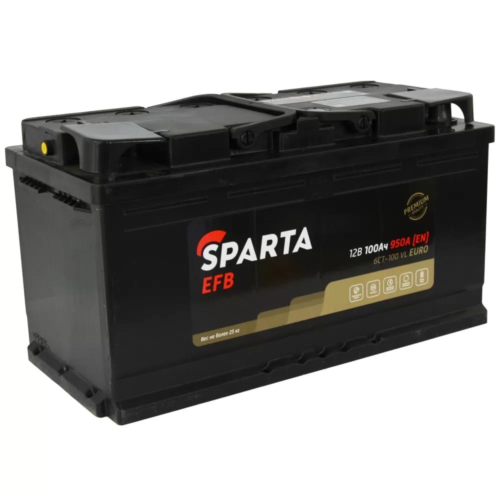 Аккумулятор SPARTA EFB 100Ah 950A R+