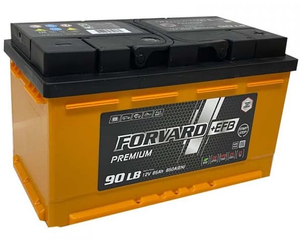 Аккумулятор FORVARD EFB 90Ah 850A R+ низкий
