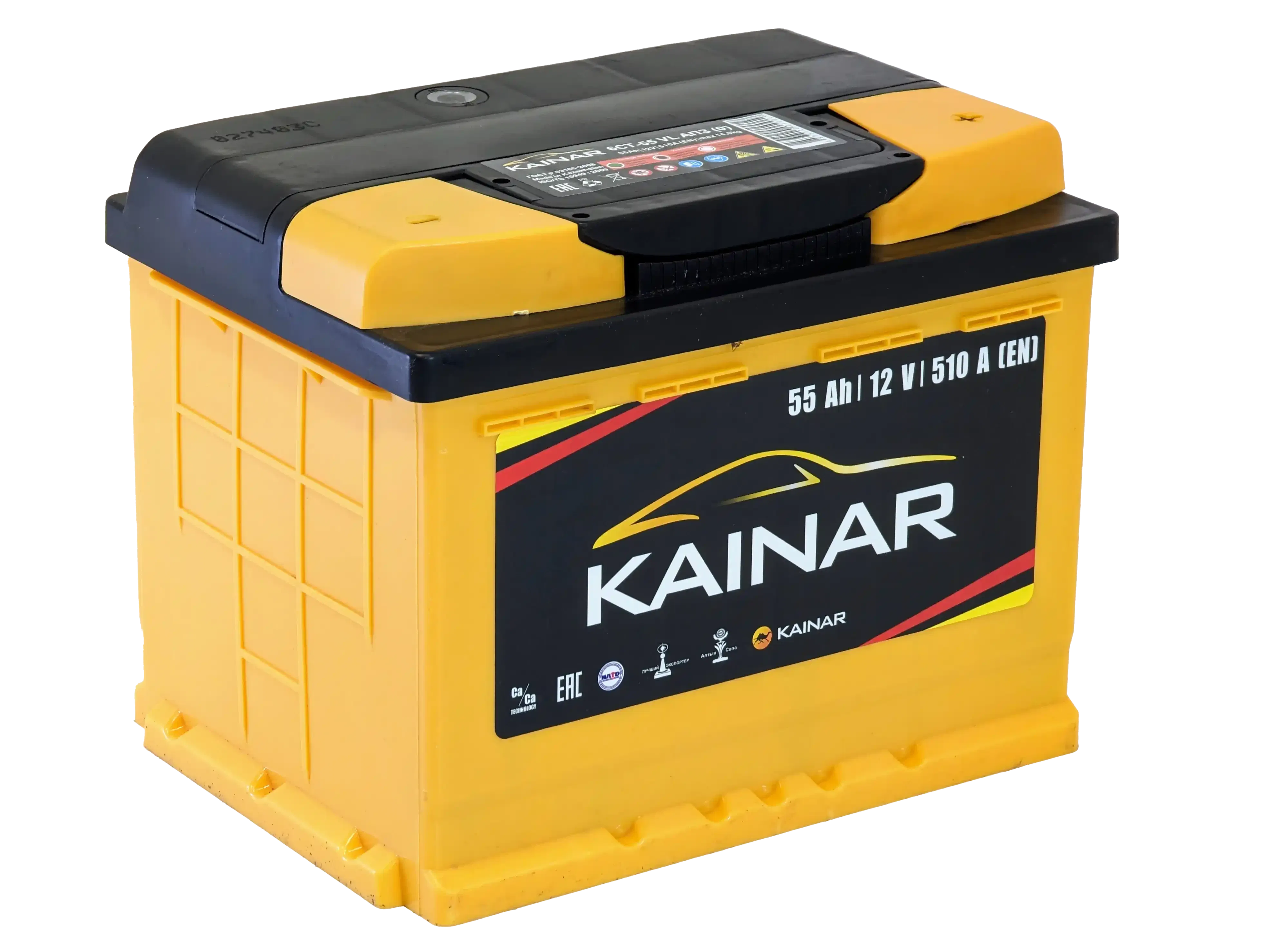 Аккумулятор KAINAR 55Ah 510A R+
