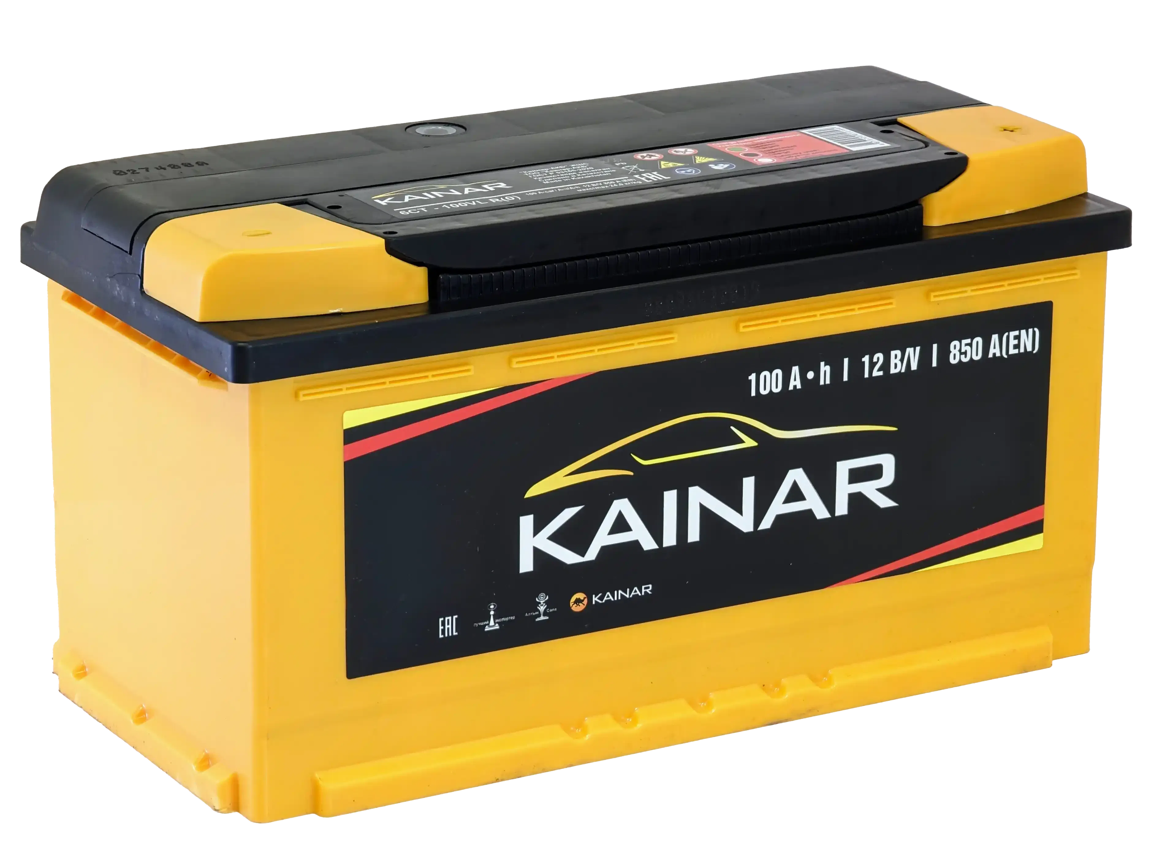 Аккумулятор KAINAR 100Ah 850A R+