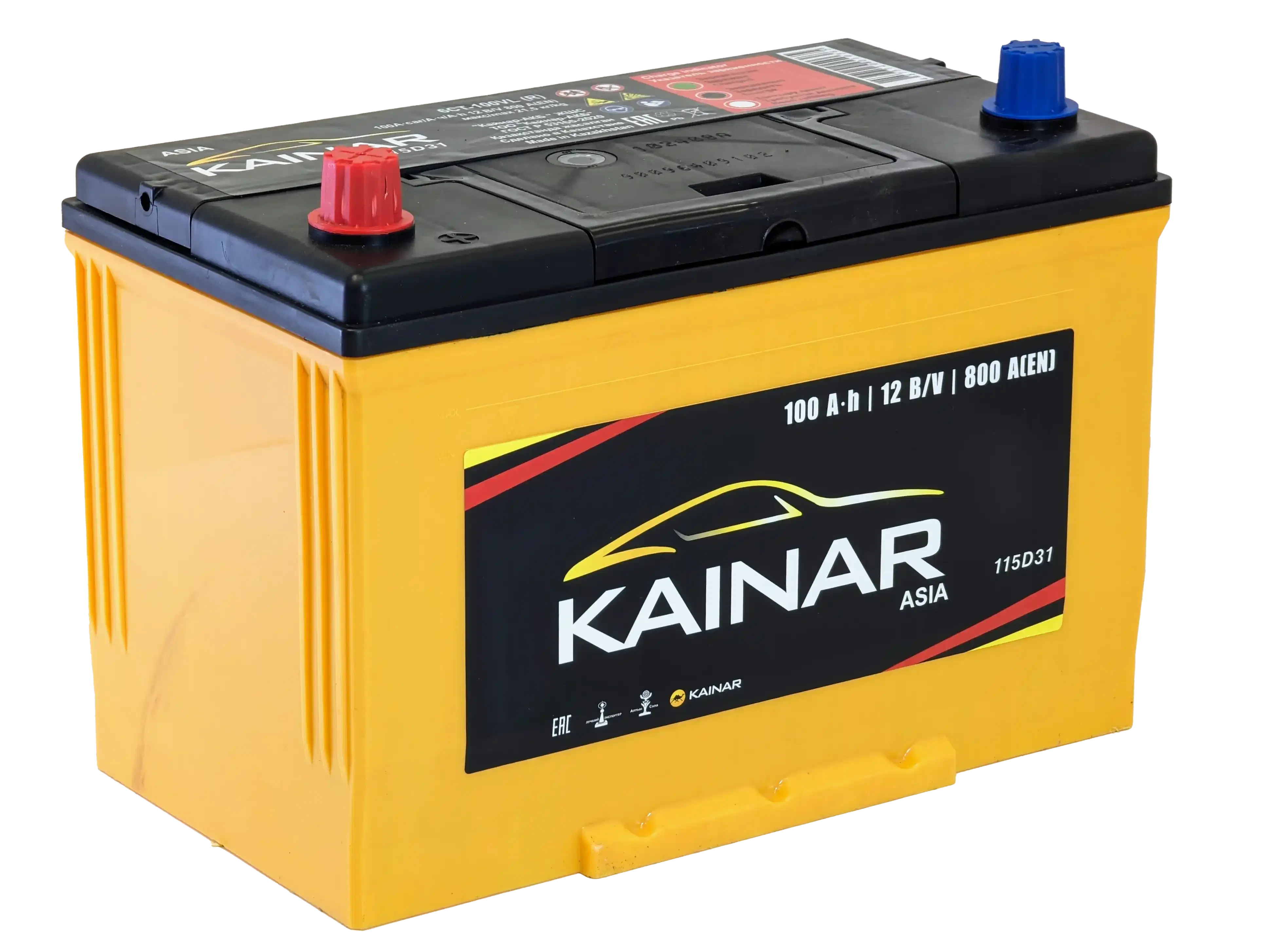 Аккумулятор KAINAR ASIA 100Ah 800A L+
