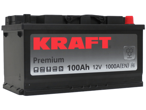 Аккумулятор KRAFT 100Ah 1000A R+