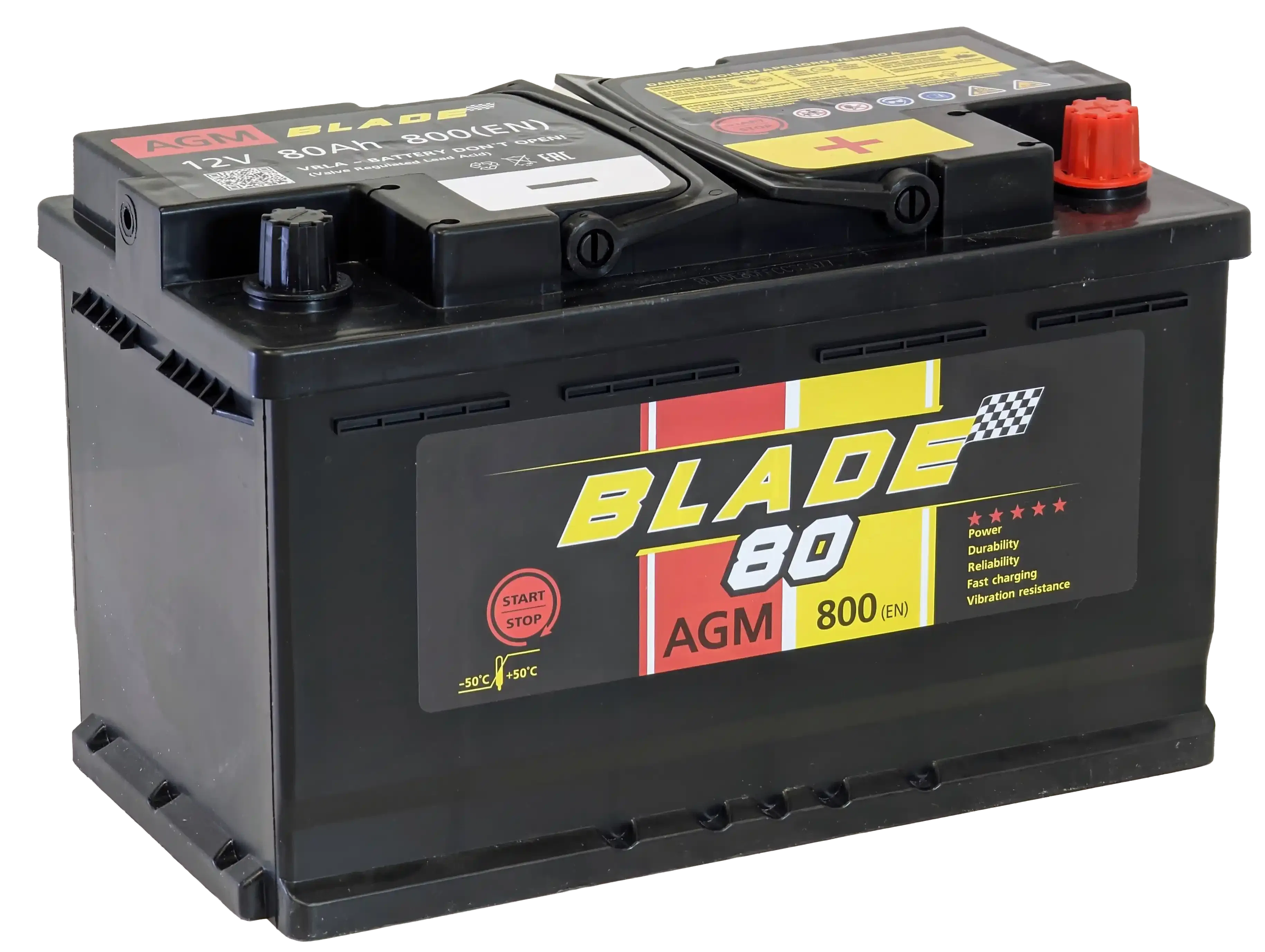 Аккумулятор BLADE AGM 80Ah 800A R+