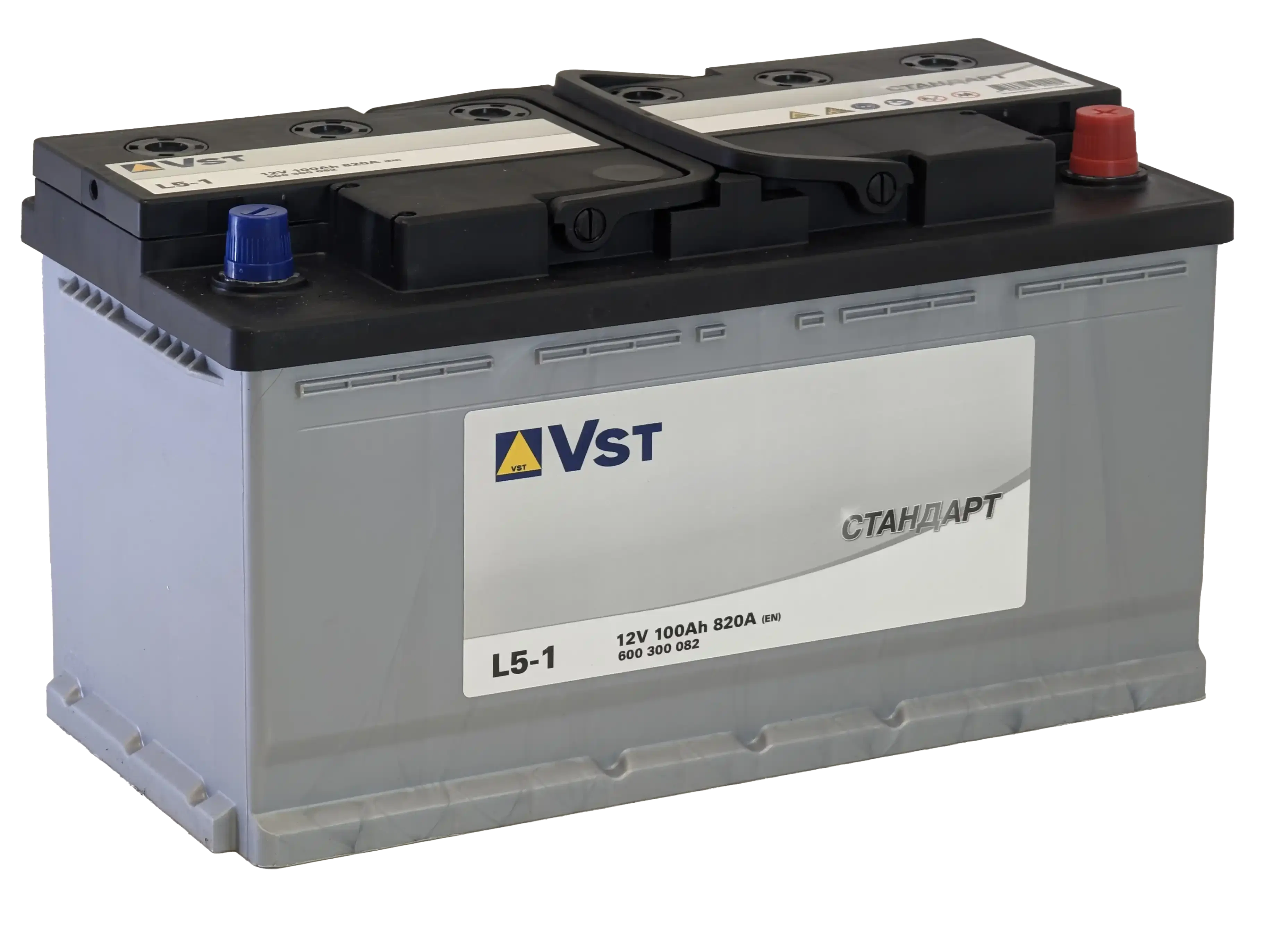 Аккумулятор VST Standart 100Ah 820A R+