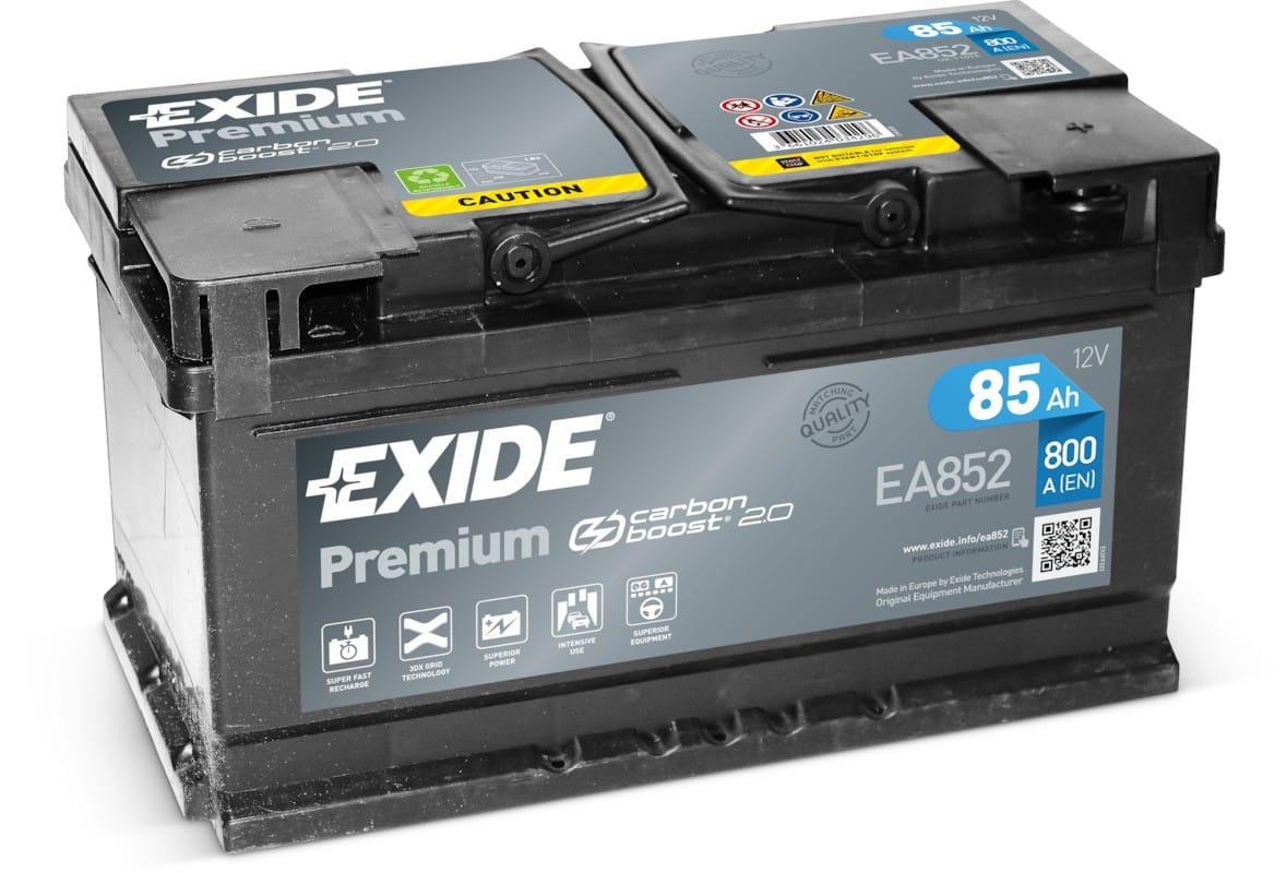 Аккумулятор EXIDE Premium 85Ah 800A R+