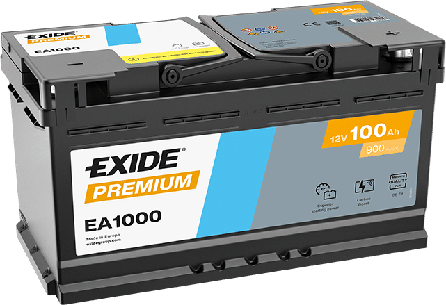 Аккумулятор EXIDE Premium 100Ah 900A R+