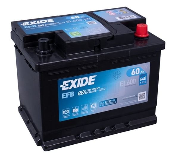 Аккумулятор EXIDE EFB 60Ah 640A R+