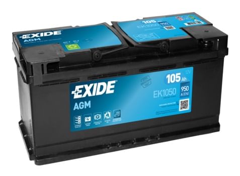 Аккумулятор EXIDE AGM 105Ah 950A R+