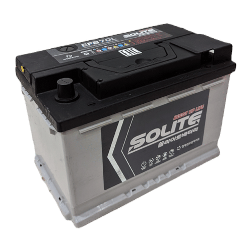 Аккумулятор SOLITE EFB 70Ah 680A R+
