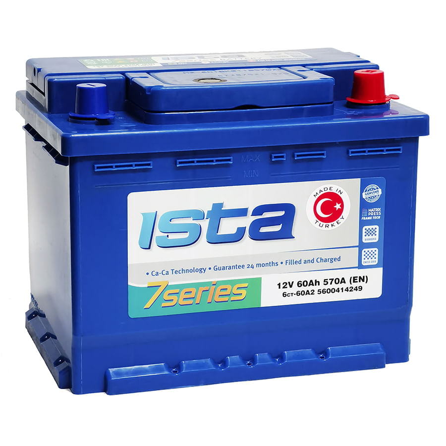 Аккумулятор ISTA 60Ah 570A R+