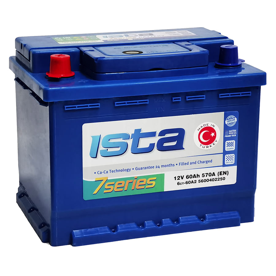 Аккумулятор ISTA 60Ah 570A L+