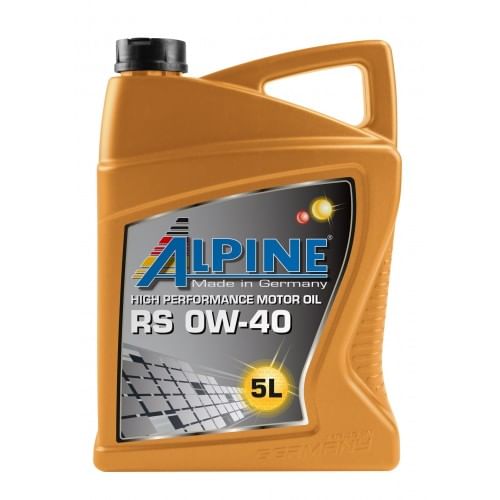 Масло моторное ALPINE RS 0W-40, 5л