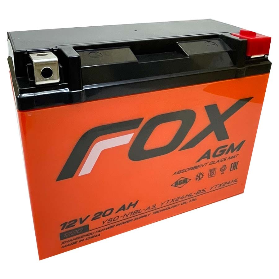 Аккумулятор FOX 1220 (20 Ah) YTX24HL-BS