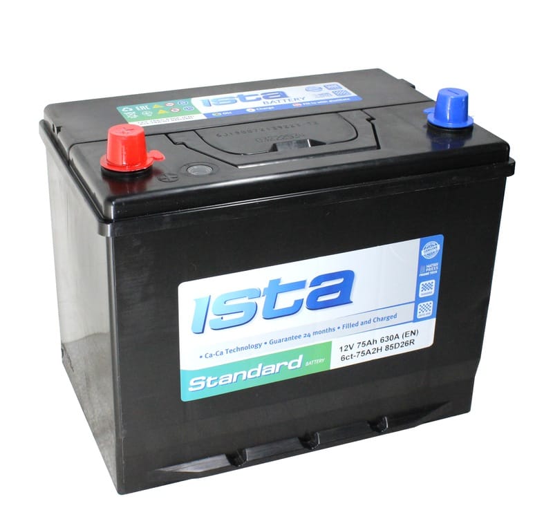 Аккумулятор ISTA ASIA 75Ah 630A L+