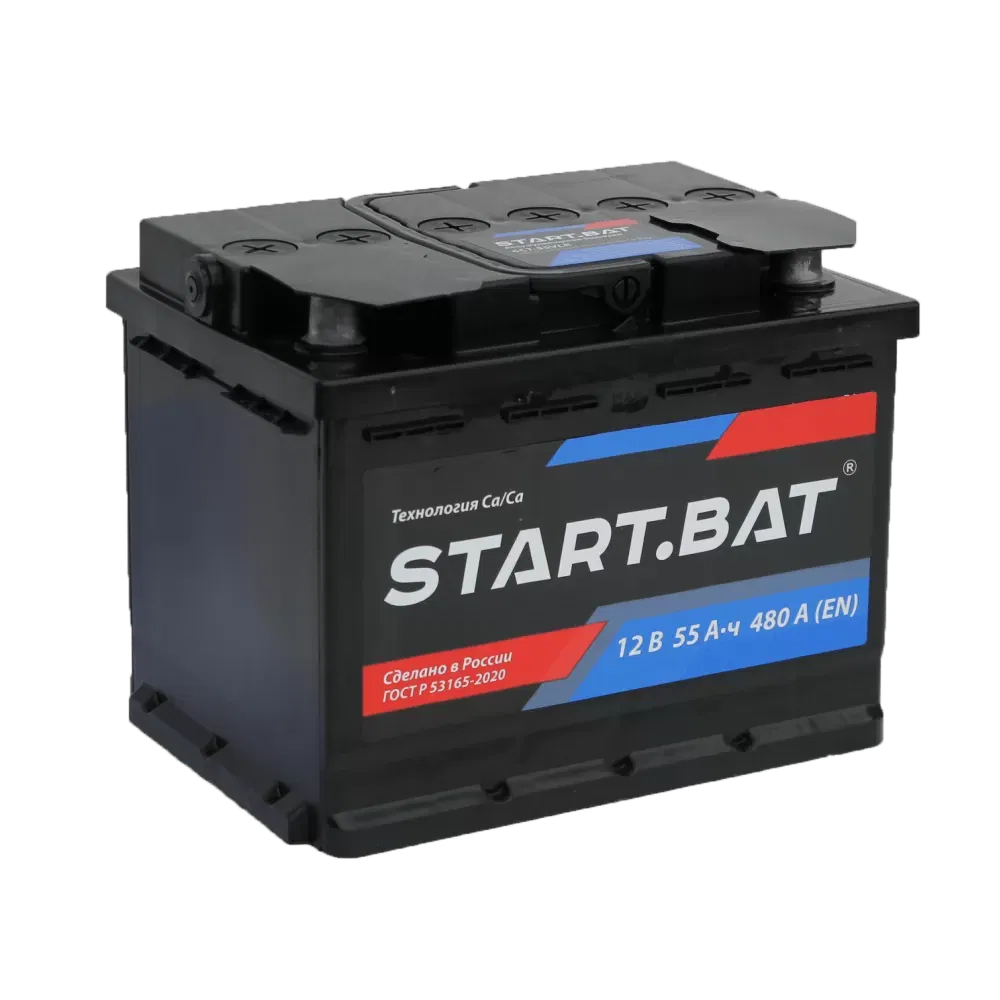 Аккумулятор START.BAT 55Ah 480A R+