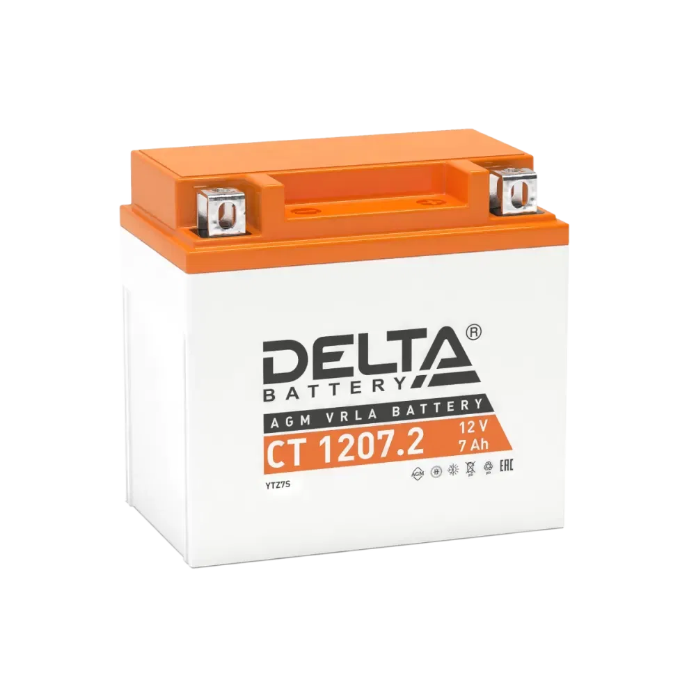 Аккумулятор DELTA СТ 1207.2 (7Ah) YTZ7S
