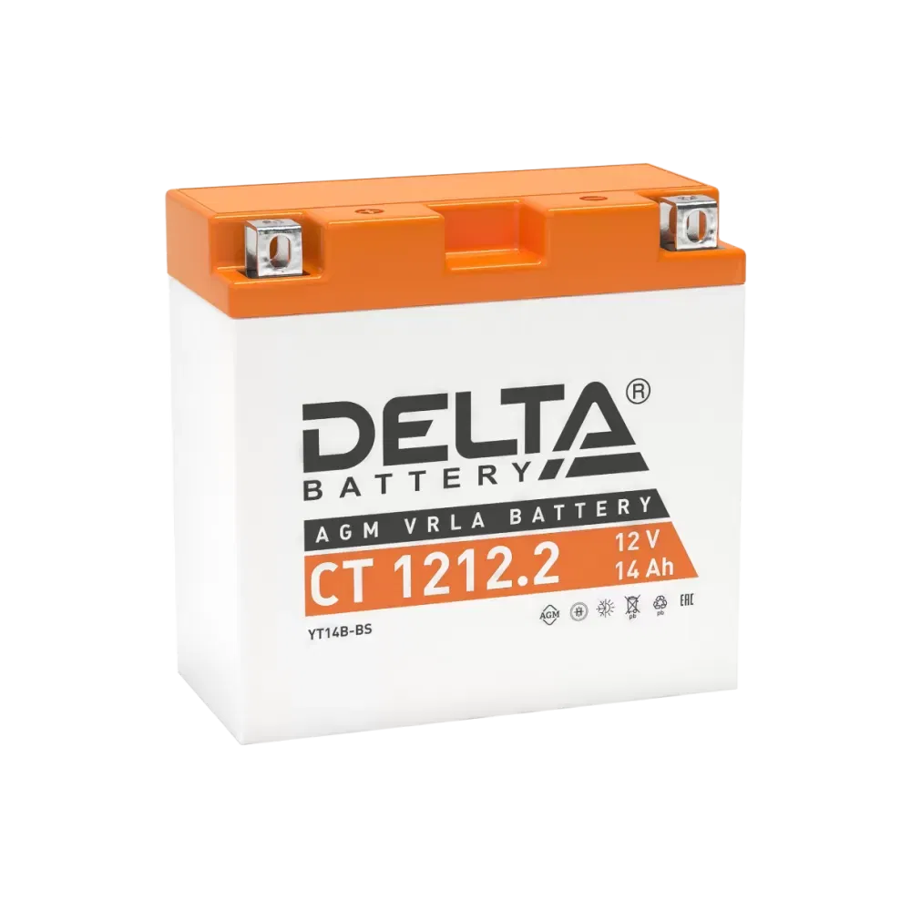 Аккумулятор DELTA СТ 1212.2 (14Ah) YT14B-BS