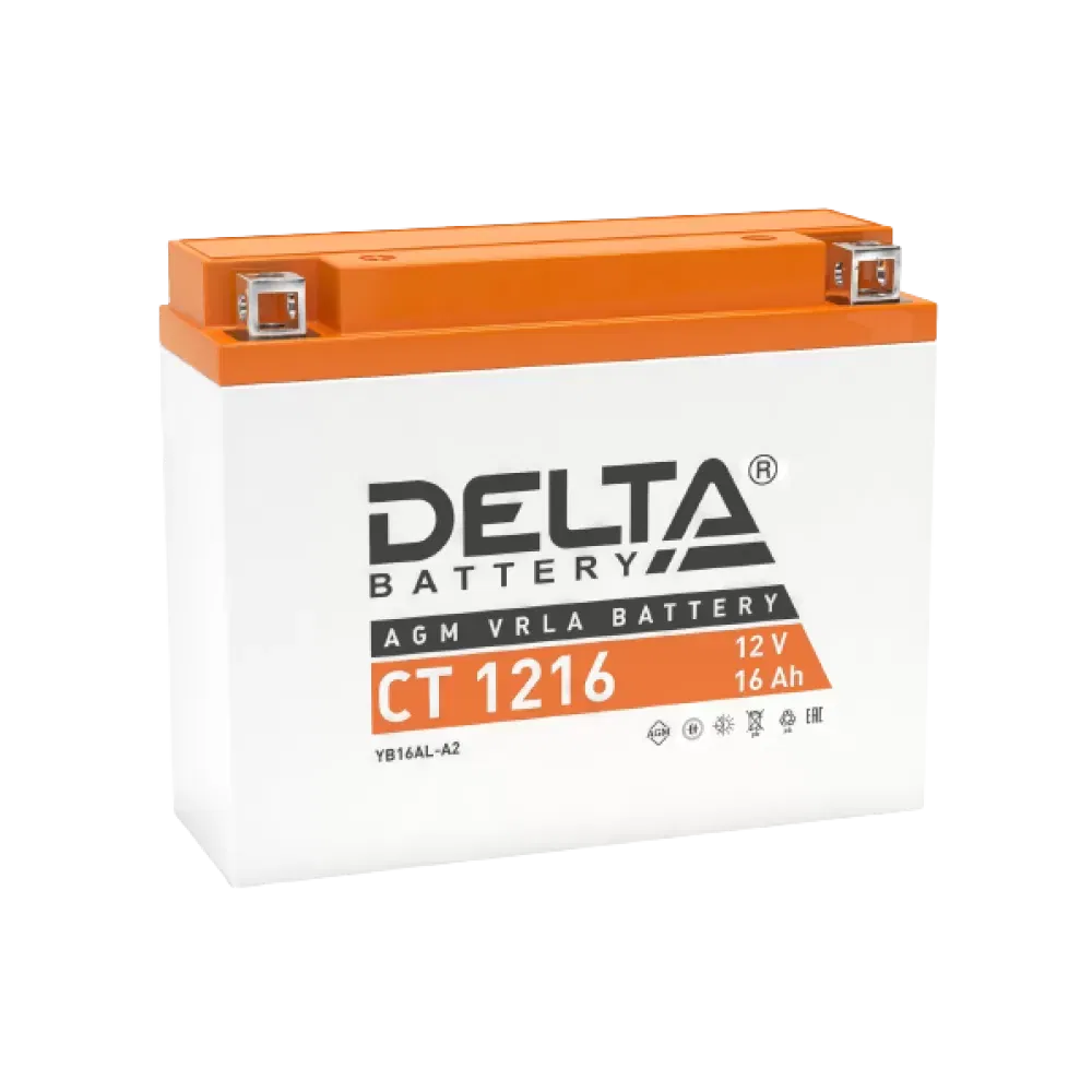 Аккумулятор DELTA СТ 1216 (16Ah) YB16AL-A2