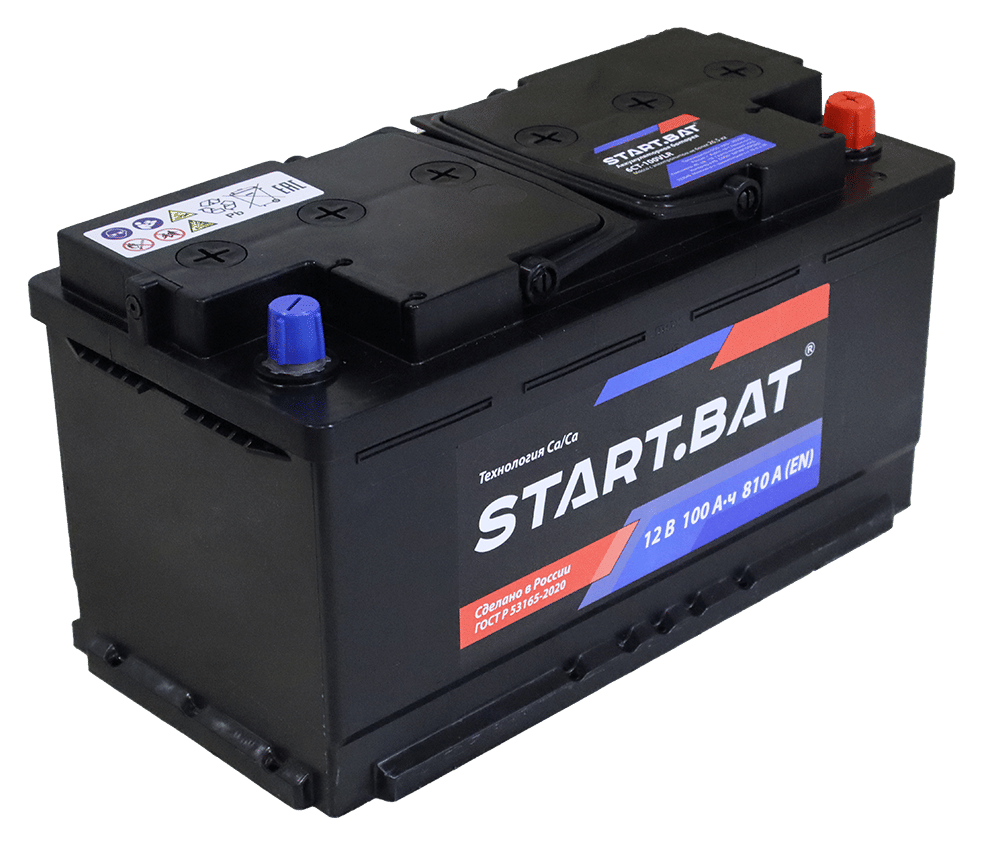 Аккумулятор START.BAT 100Ah 810A R+