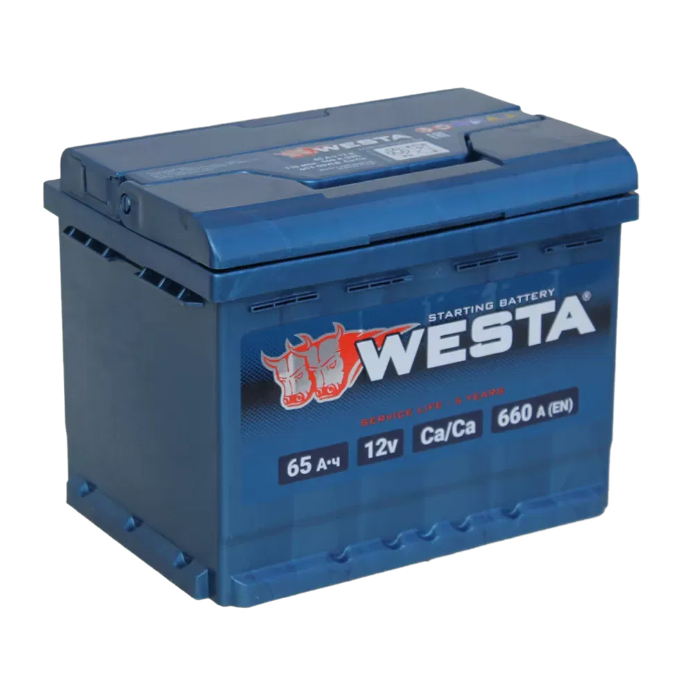 Аккумулятор WESTA 65Ah 660A R+