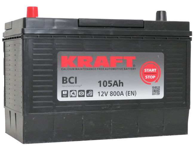 Аккумулятор KRAFT ASIA 105Ah 800A L+