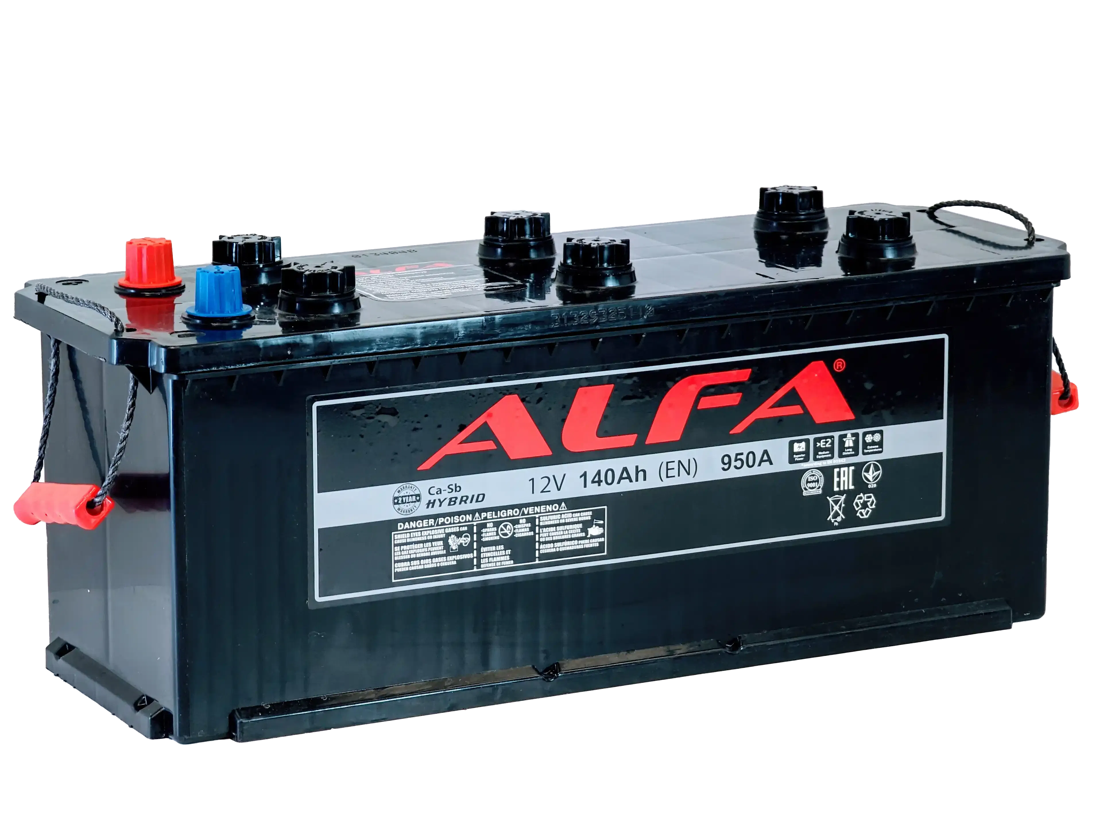 Аккумулятор ALFA 140Ah 950A евро