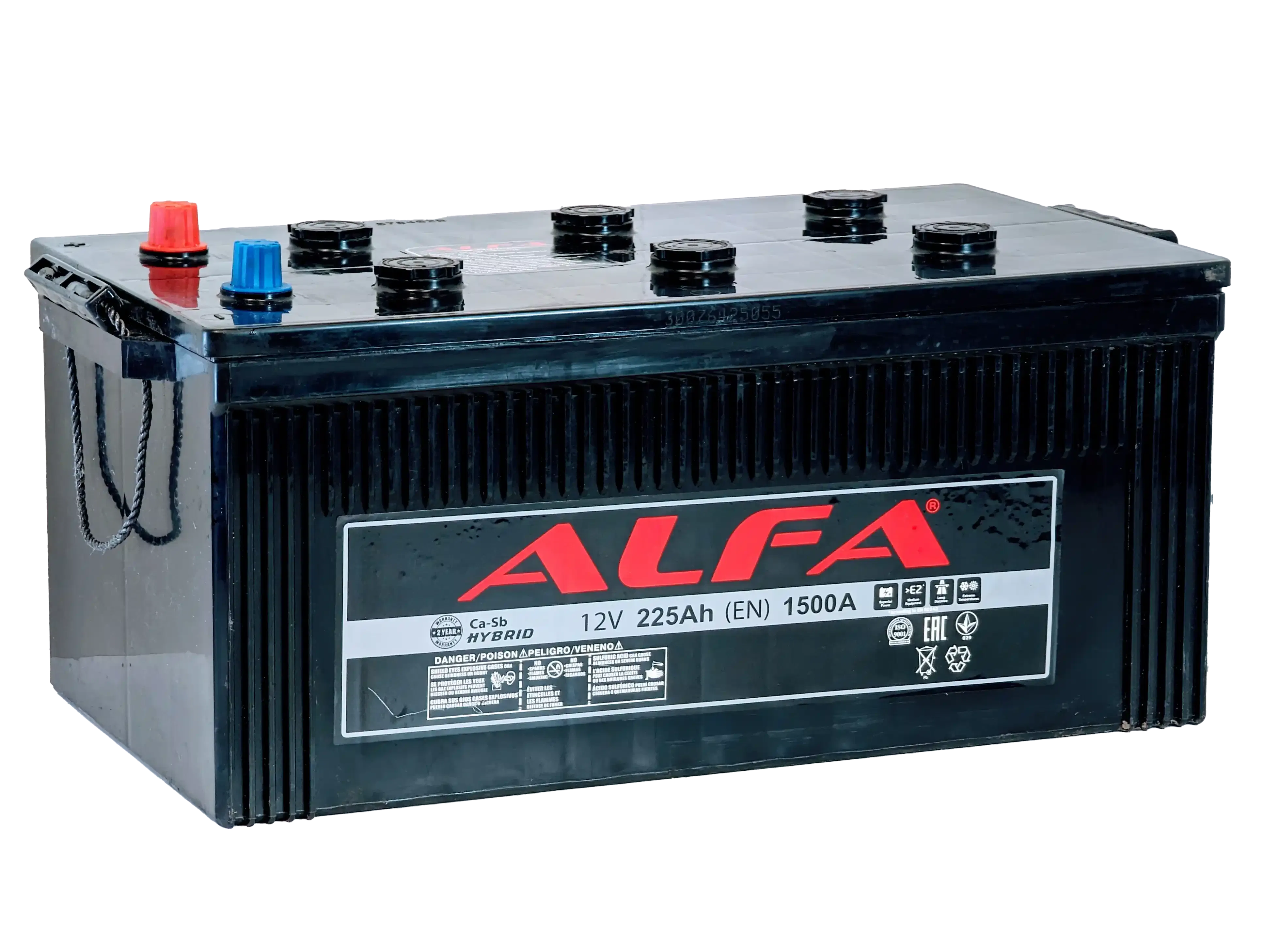 Аккумулятор ALFA 225Ah 1500A евро
