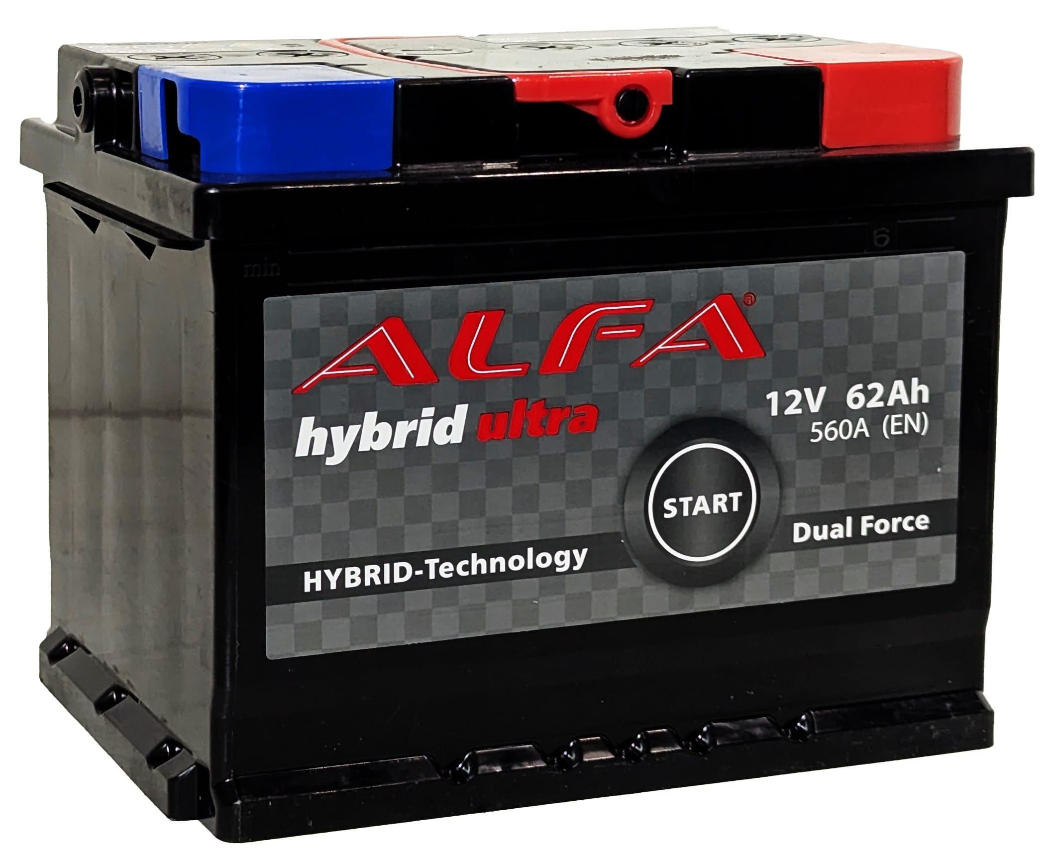 Аккумулятор ALFA Hybrid 62Ah 560A R+