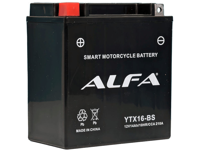 Аккумулятор ALFA YTX16-BS 14Ah (210A, 150*87*161)